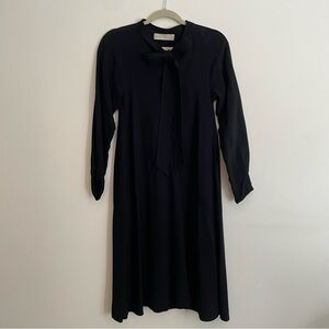 Stella McCartney Black Bow Tie Dress Size 34